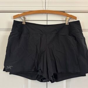 Arc'teryx Women's Black Shorts, with legging liner